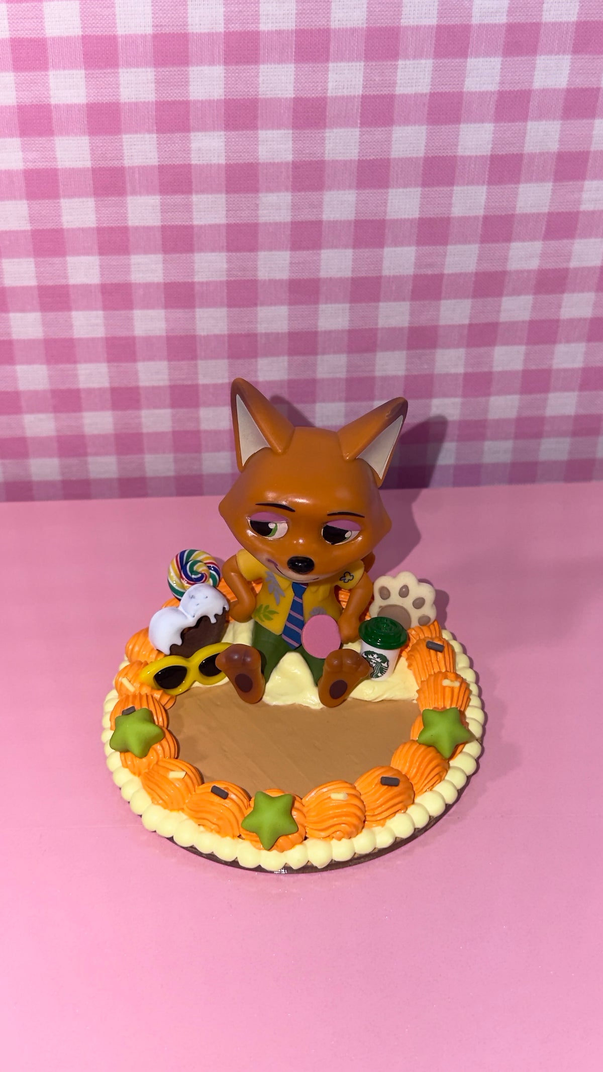 Fox Desk Job Phone Stand | Kawaii Desk Decor
