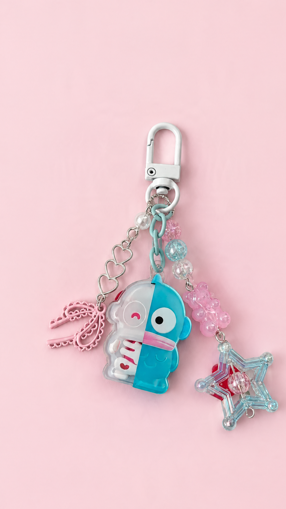 Cotton Candy Fish Buddy Half X-Ray Bag Charm