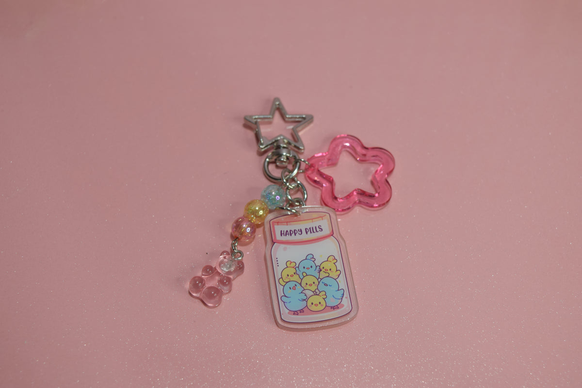 Berry Kawaii Mood Boosters Keychain Collection