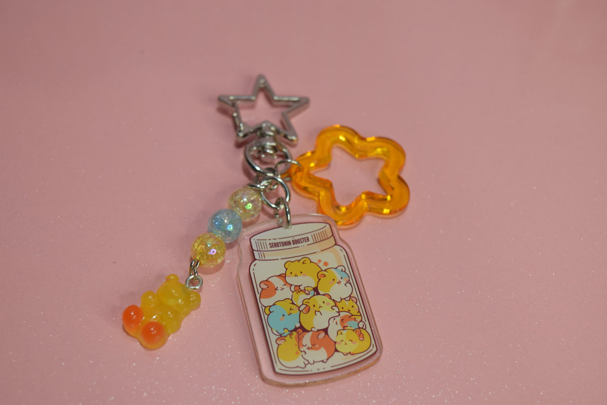 Berry Kawaii Mood Boosters Keychain Collection