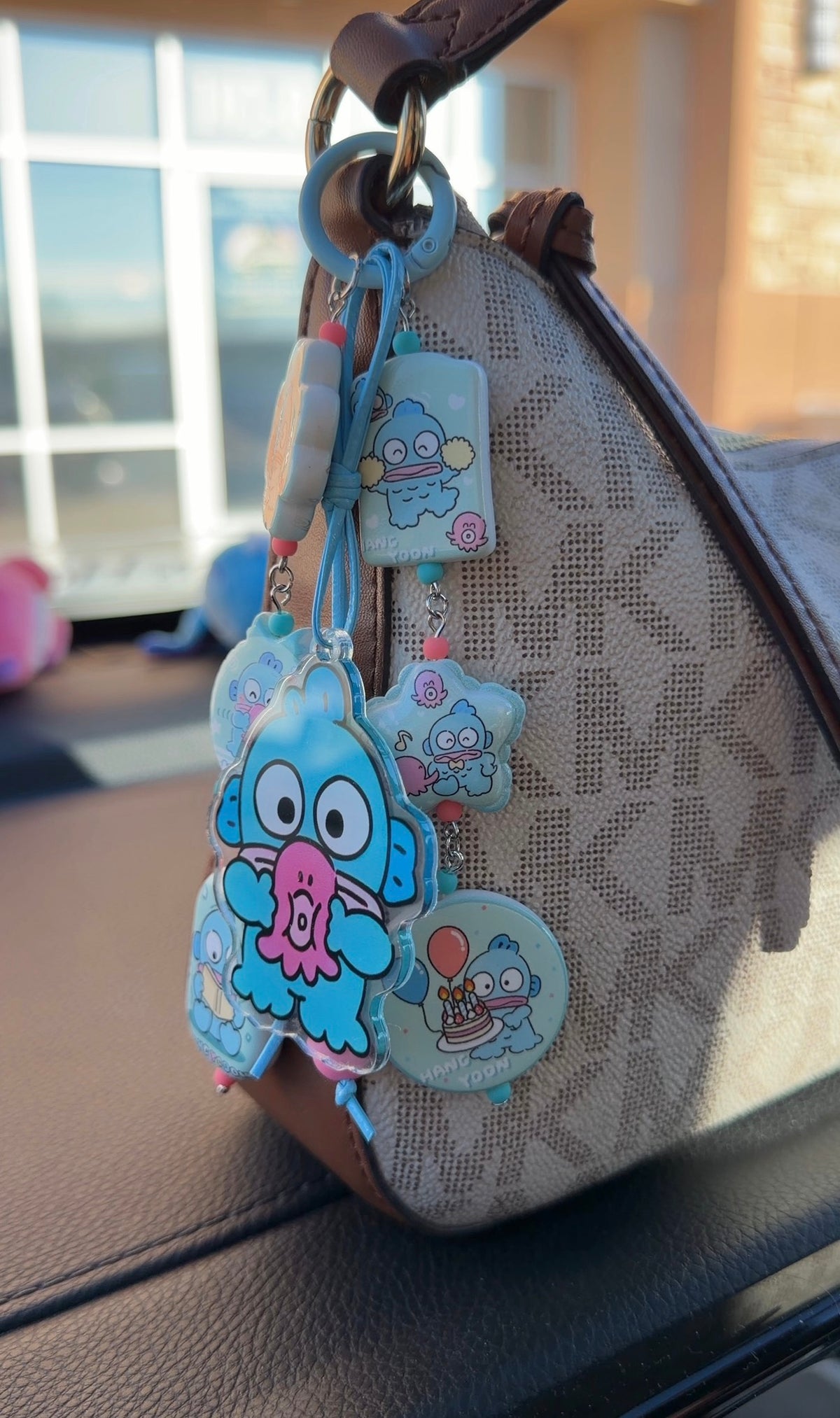 Hangyodon Inspired Layered Bag Charm / Keychain