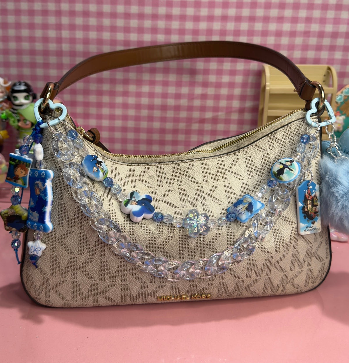 Howl’s Moving Castle Inspired Beaded Bag Charm ✧