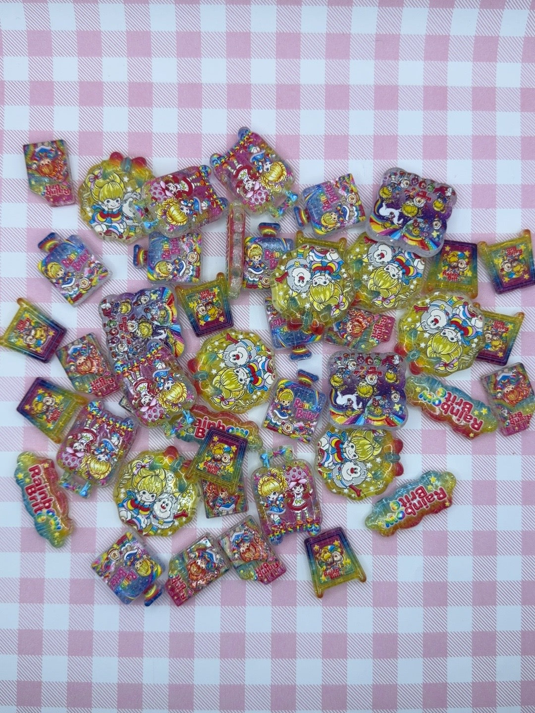 Rainbow Brite destash bead assortment without tags